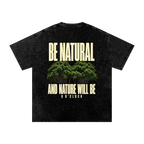 BE NATURAL Tee Black Front