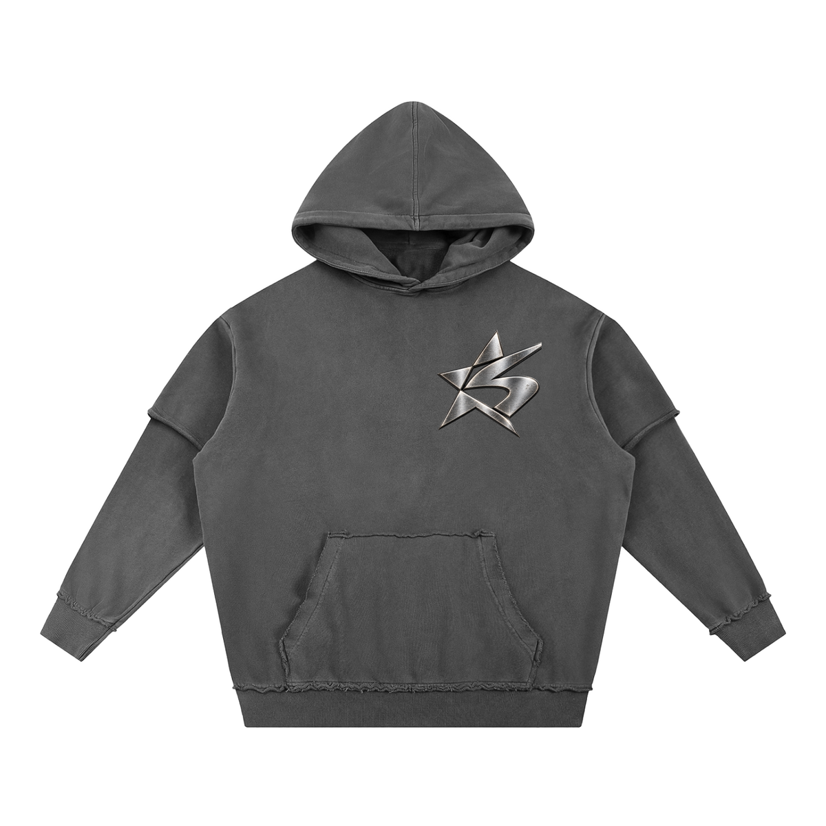 RYDER Hoodie Dark Gray Front