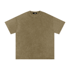 BE NATURAL Tee Gray Green Back