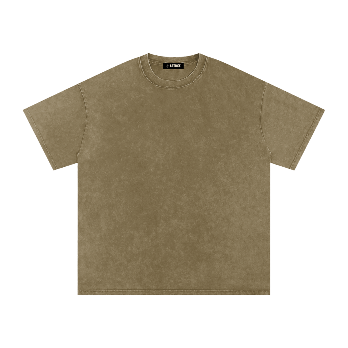 BE NATURAL Tee Gray Green Back