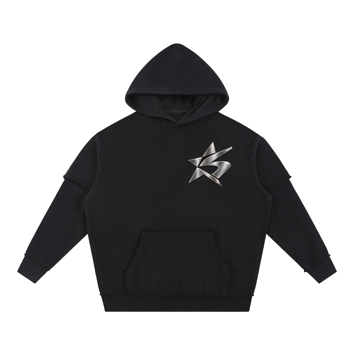 RYDER Hoodie Black Front