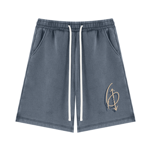 INTERMISSION Shorts Washed Blue Front