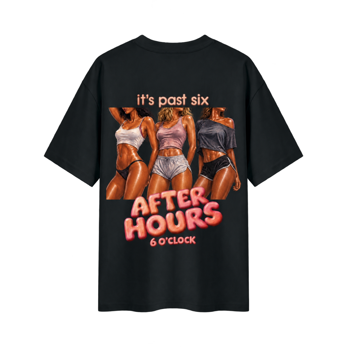 AFTER HOURS Tee Black Back