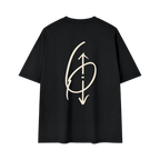 6 O'CLOCK Tee Black Beauty Back