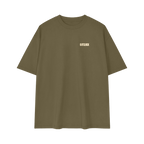 6 O'CLOCK Tee Gray Green Front