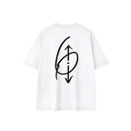 6 O'CLOCK Tee Lucent White Back