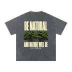 BE NATURAL Tee Pirate Gray Front