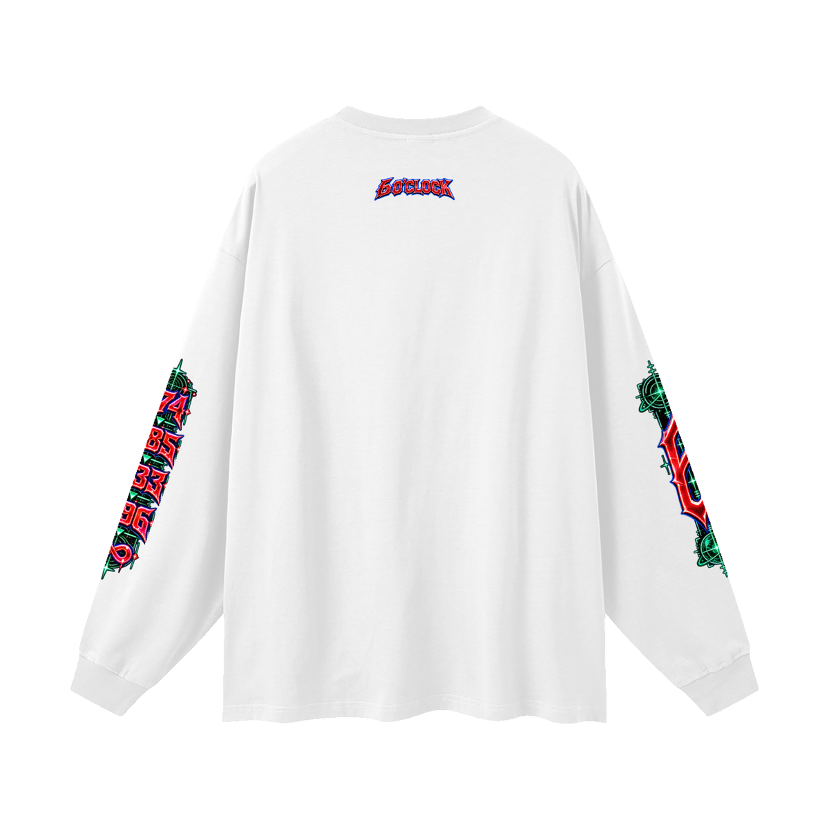 MISSION Long Sleeve Tee White Back