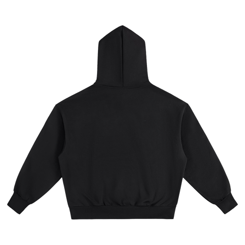 BLACK,HEAVYWEIGHT,HOODIE,MASS