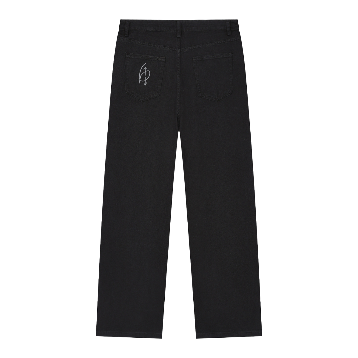 FRAME Jeans Black Back