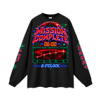 MISSION Long Sleeve Tee Black Front