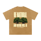 BE NATURAL Tee Light Brown Front