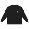 VISIONZ Long Sleeve Tee Black Front