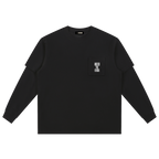 VISIONZ Long Sleeve Tee Black Front