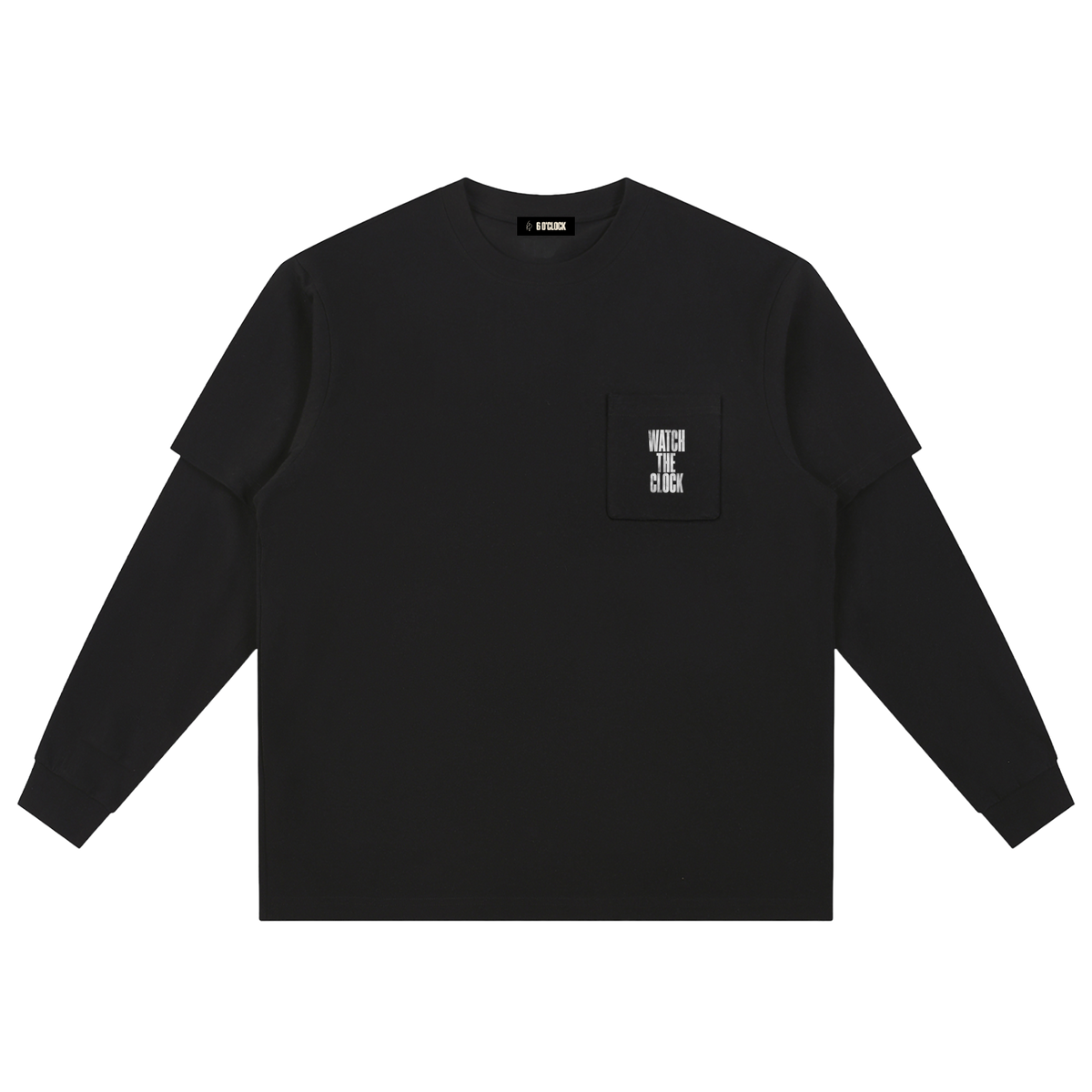 VISIONZ Long Sleeve Tee Black Front