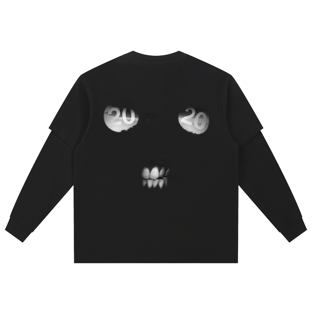 VISIONZ Long Sleeve Tee Black Back